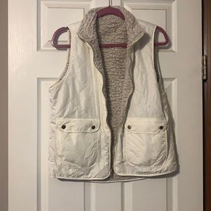 Cream Reversible Vest